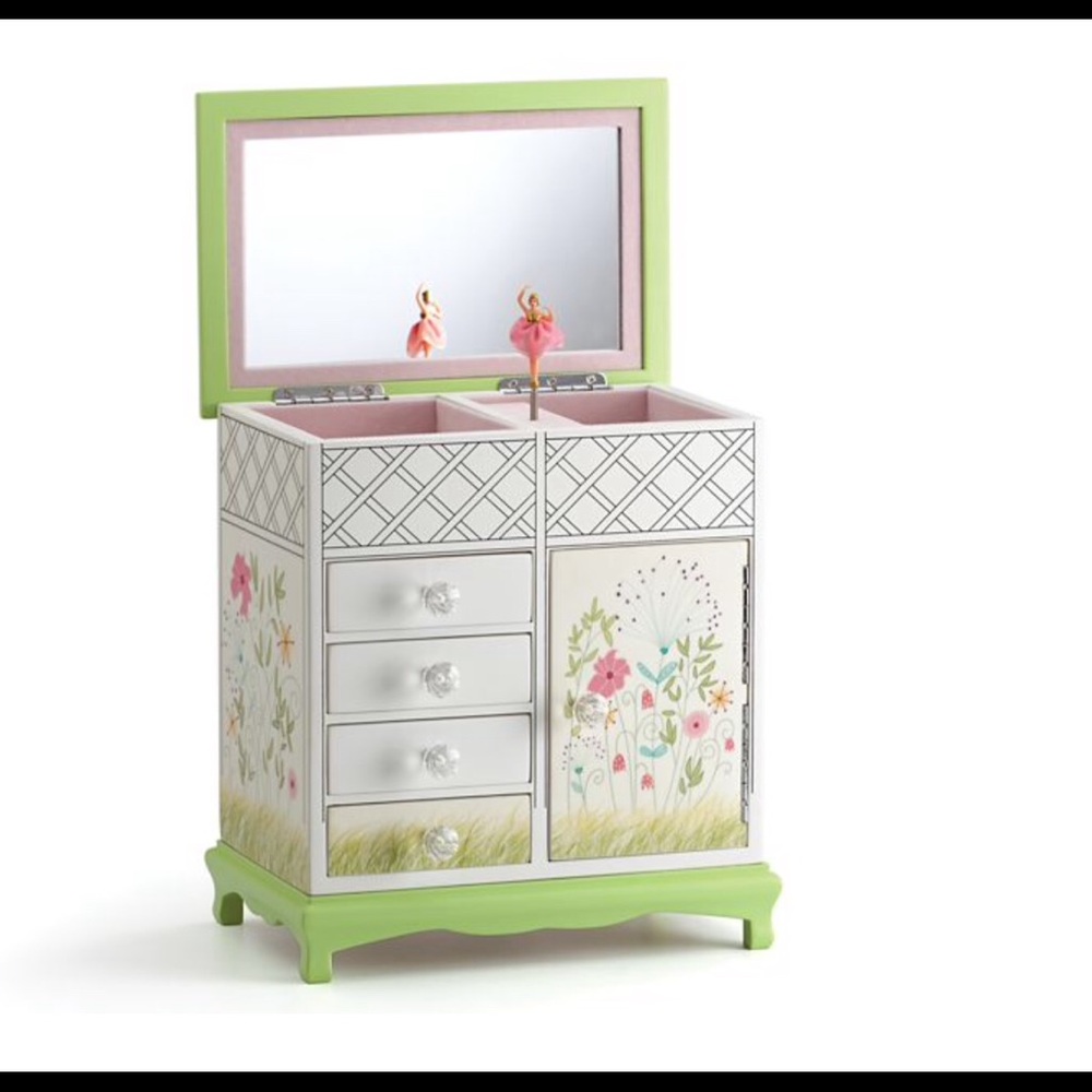 LENOX Ballerina Wooden Jewelry Box